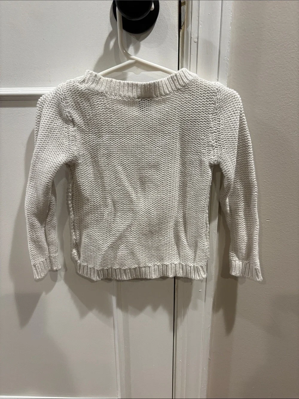 GAP Cream Cable Knit Kids Sweater